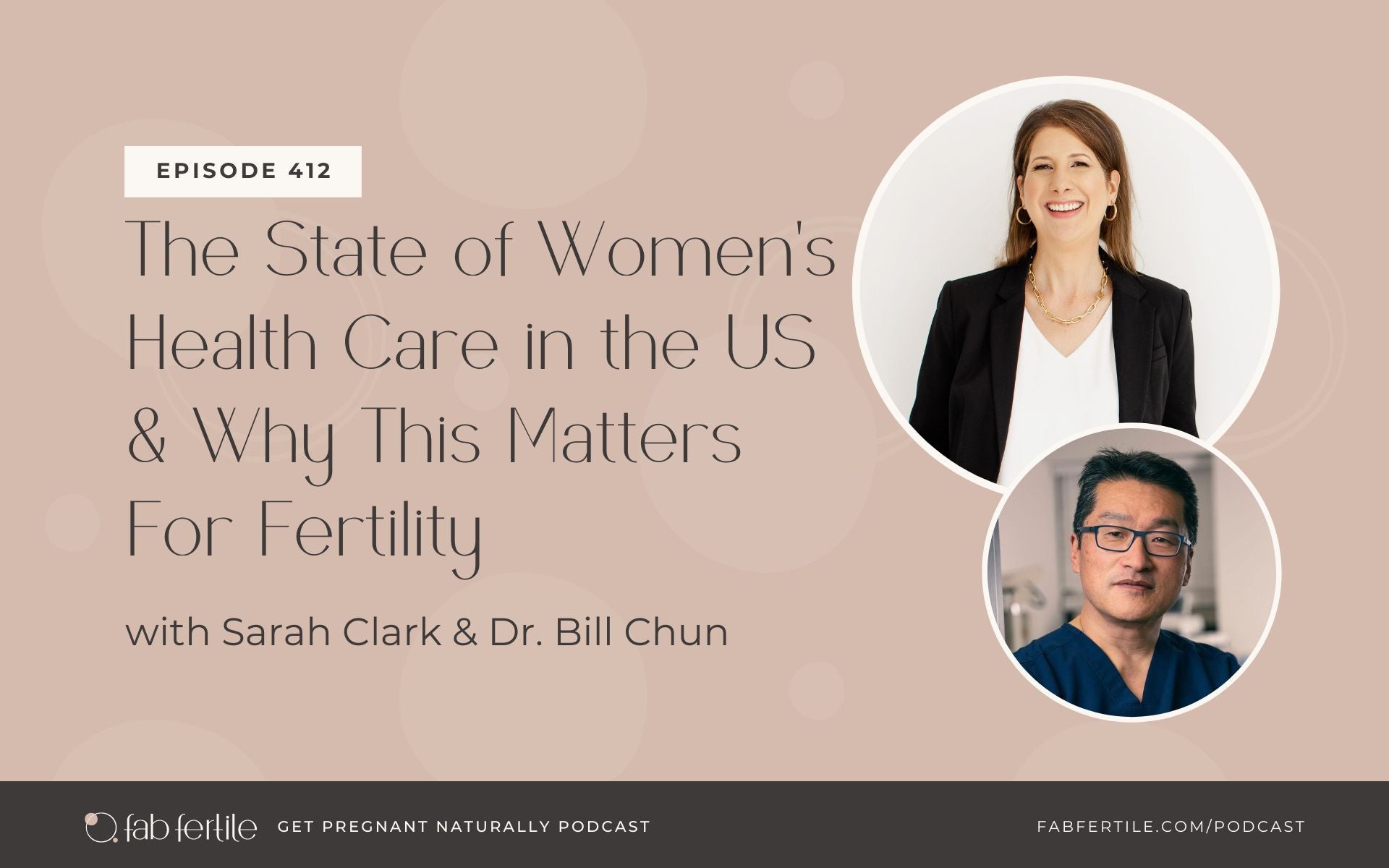 The State of Women's Health Care in the US and Why This Matters For Fertility with Dr. Bill Chun