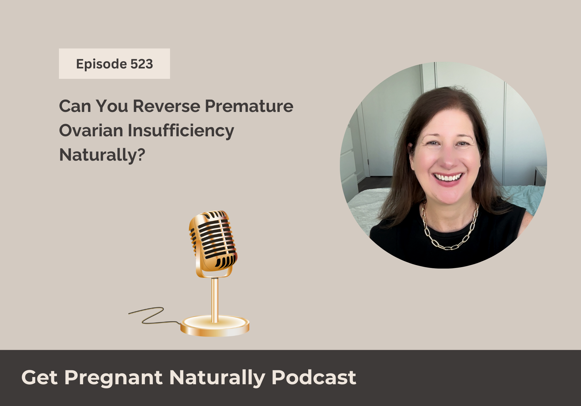 Sarah Clark from Fab Fertile explaining functional fertility strategies for women with premature ovarian insufficiency (POI).