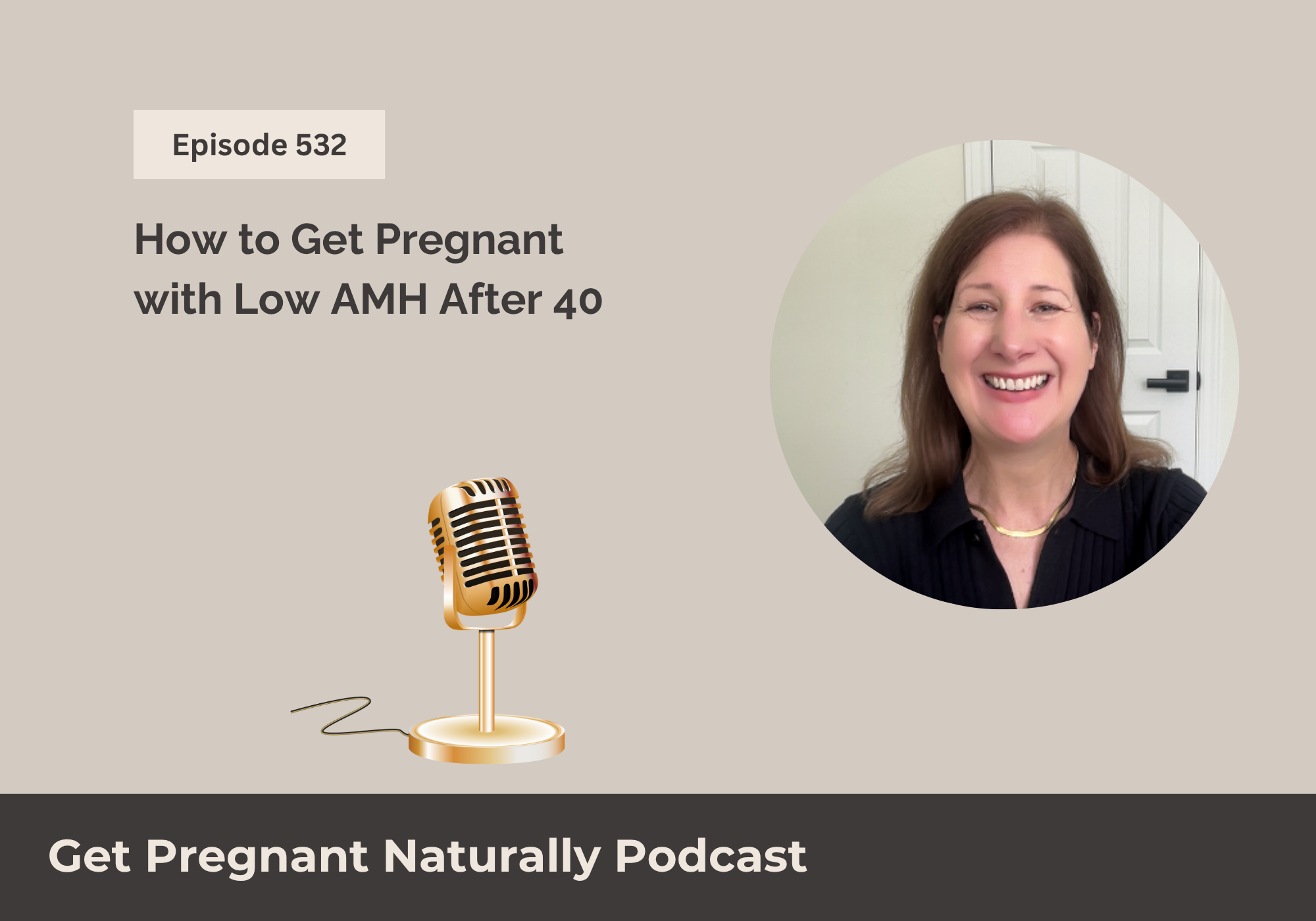 Sarah Clark Recording Podcast | How to Get Pregnant with Low AMH After 40