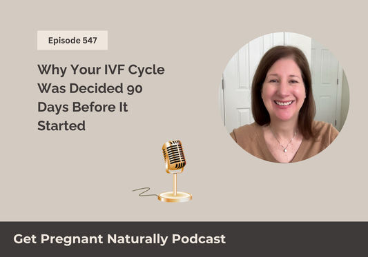 Sarah Clark recording the Get Pregnant Naturally podcast, providing a functional fertility second opinion for IVF failure and embryo arrest.