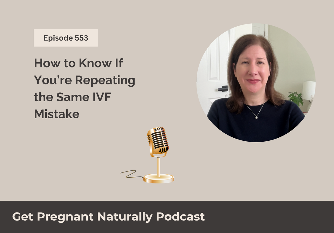 Sarah Clark, founder of Fab Fertile and host of the Get Pregnant Naturally podcast, recording an episode on avoiding recurrent IVF failure through functional fertility reviews.