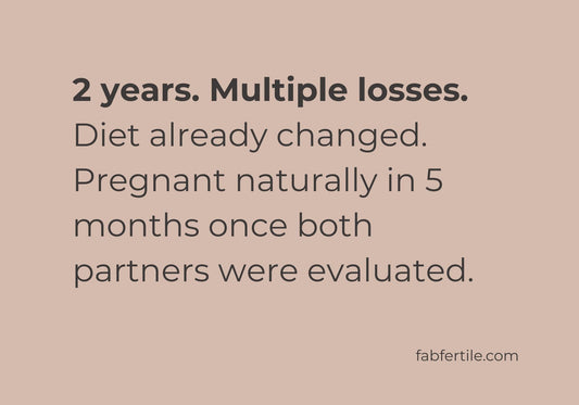 Fab Fertile success story: pregnant naturally after two years and multiple miscarriages