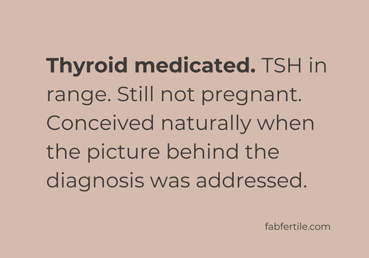 Fab Fertile success story: conceived naturally with hypothyroidism and normal fertility workup