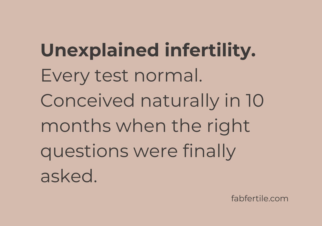 Fab Fertile success story: conceived naturally after unexplained infertility diagnosis