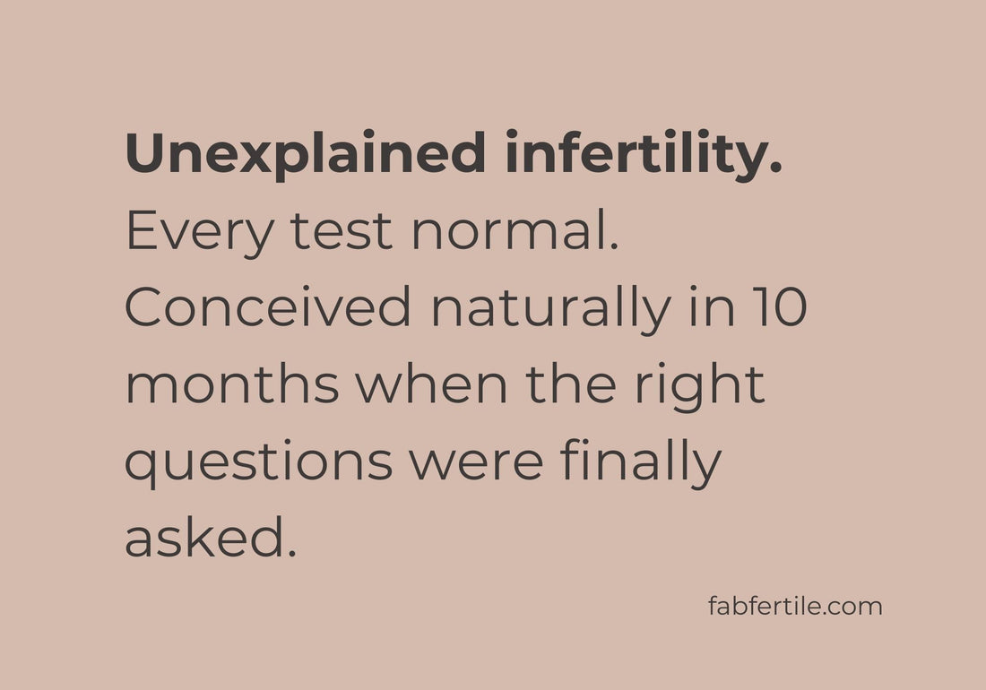 Fab Fertile success story: conceived naturally after unexplained infertility diagnosis