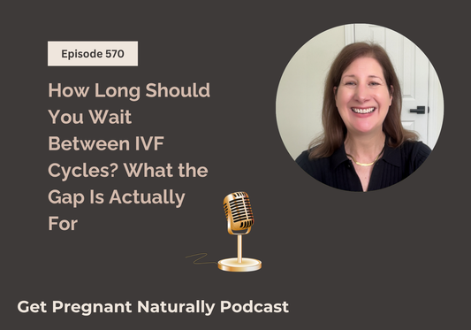 Sarah Clark recording fertility podcast how long to wait between ivf cycles