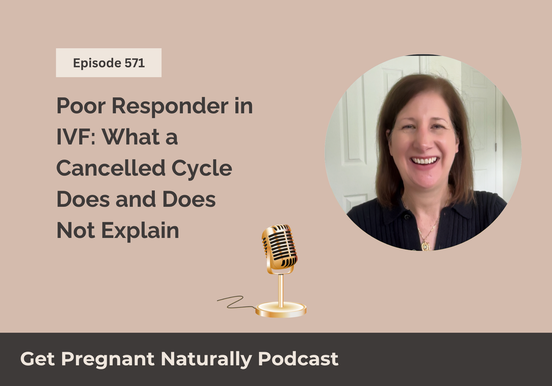 Sarah Clark recording fertility podcast poor responder and after cancelled IVF